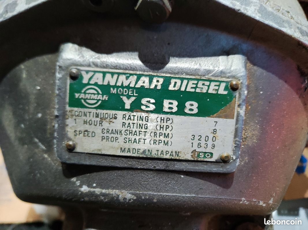 Yanmar YSB8. Standardmotor i Albin Accent 26.